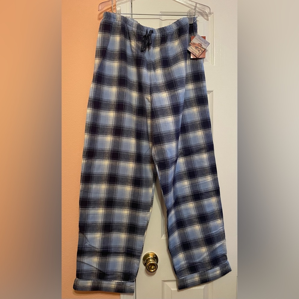 Sleep Sense plaid pajama pants. NWT. New with tags. 100% cotton. Size- L.